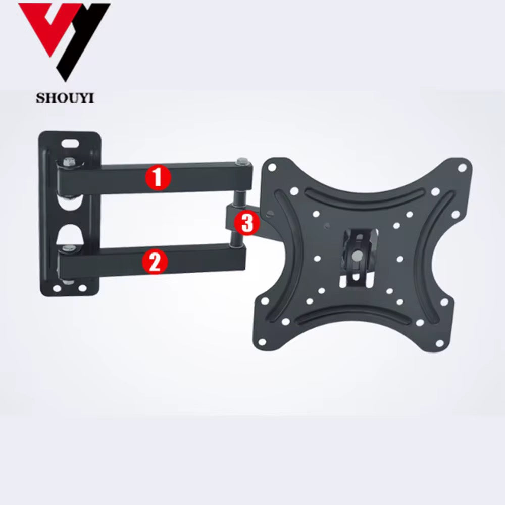 Universal Full Motion TV Wall Mount – Heavy-Duty Swivel, Tilt & Extension Articulating Arm (Fits Most 26"-55" TVs)