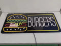 Neon Burger Sign