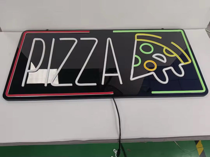 Neon Pizza Sign