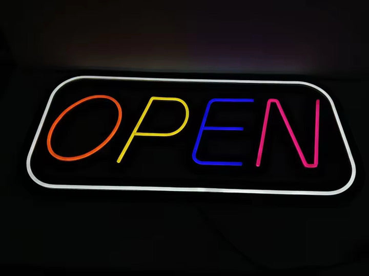 Open Neon Sign