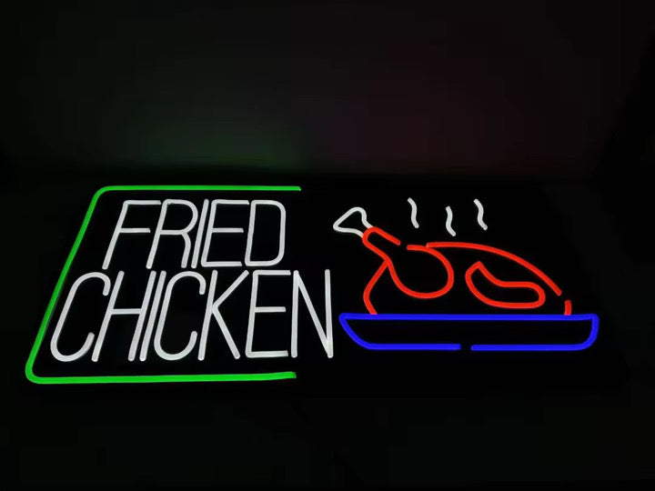 Neon Fried Chicken sign